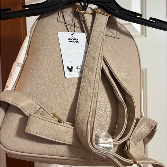 Disney Mickey Mouse Beige and Black Backpack
